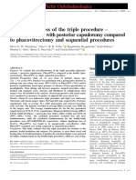 Cost-Effectiveness of The Triple Procedure - Phaco