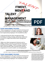 Recruitment, Placement and Talent Management
