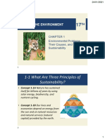 Miller/Spoolman Living Environment Chapter 1 Key Concepts