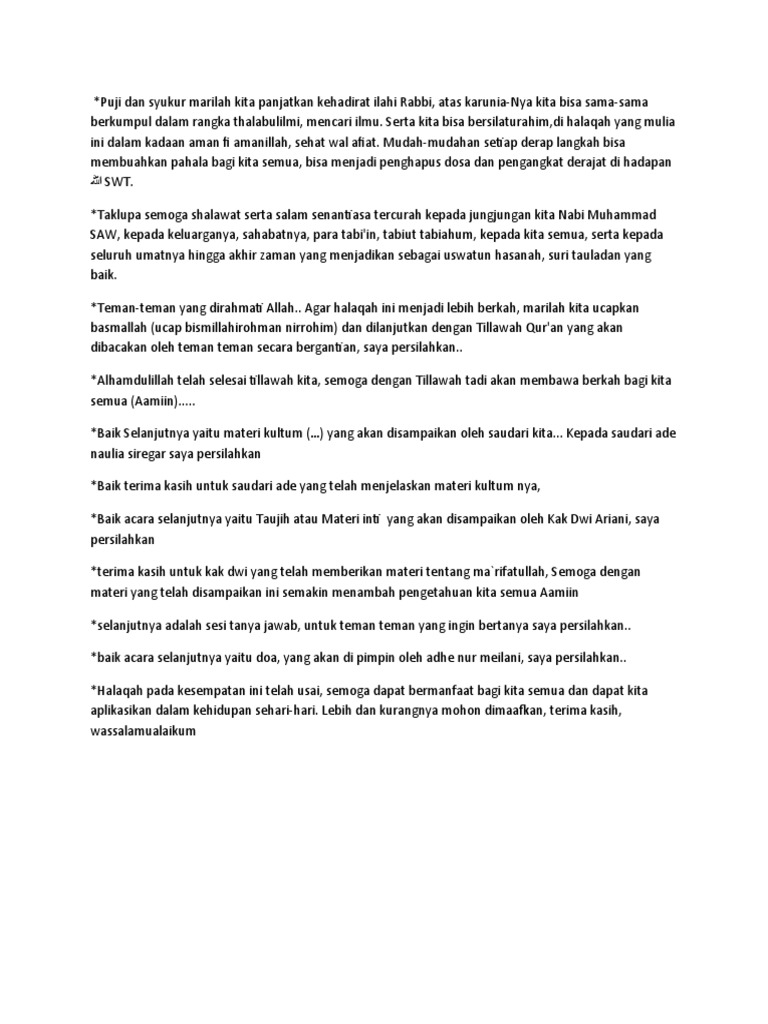 Teks Moderator Ldk Pdf