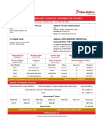 Pranaam Adani Guest Services Confirmation Voucher