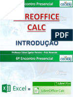 6º Encontro - Introdução Ao Calc - Informática - Polo Resende