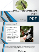 Menerapkan Fotografi Dasar