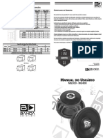 Especificações e dimensões de alto-falantes MG300 e MG400