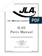 JLA D-40 Dryer Manual