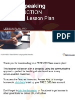 Off2Class Lesson Plan: IELTS Speaking