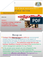 DPM 4106 W5 Phases of Strategic Management, Benefits of Strategic Management.