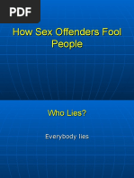 How Sex Offenders Fool People