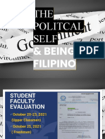 The Political Self and Being A Filipino