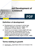 Growth and Development of Livestock