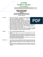 MASJID]Judul yang saya sarankan untuk dokumen ini adalah:[JUDUL] Susunan Pengurus Masjid Nurul HudaJudul ini menggunakan kata kunci utama dari dokumen yaitu "Susunan Pengurus Masjid Nurul Huda