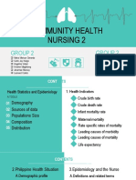 Community Health Nursing 2: Group 2 Group 2