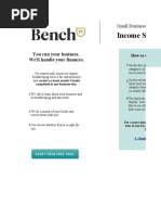 Bench - Co Income Statement Excel Template