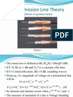 Transmission Line Theory: (Waves On Guided Media)