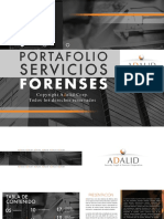 Portafolio Servicios Forenses - ADALID CORP