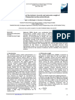 Determination of The Intrinsic Viscosity and Molecular Weight of Poly (Methyl Methacrylate) Blends (#648289) - 903143