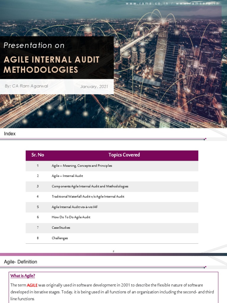 Agile Internal Audit Methodologies Explained | PDF | Agile Software ...