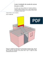 Estudo de Caso para Instalação de Escada de Acesso Do 1º Pavimento para o Sótão