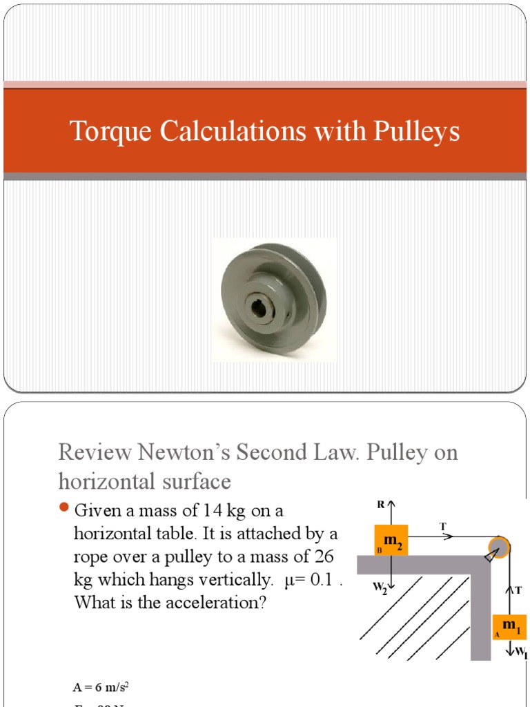 Pulley System Calculations Pdf – HEMBQ