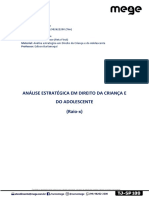 Analise Estrategica em Direito Da Crianca e Do Adolescente Raiox