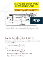 v. Perhitungan Balok Tulangan Rangkap