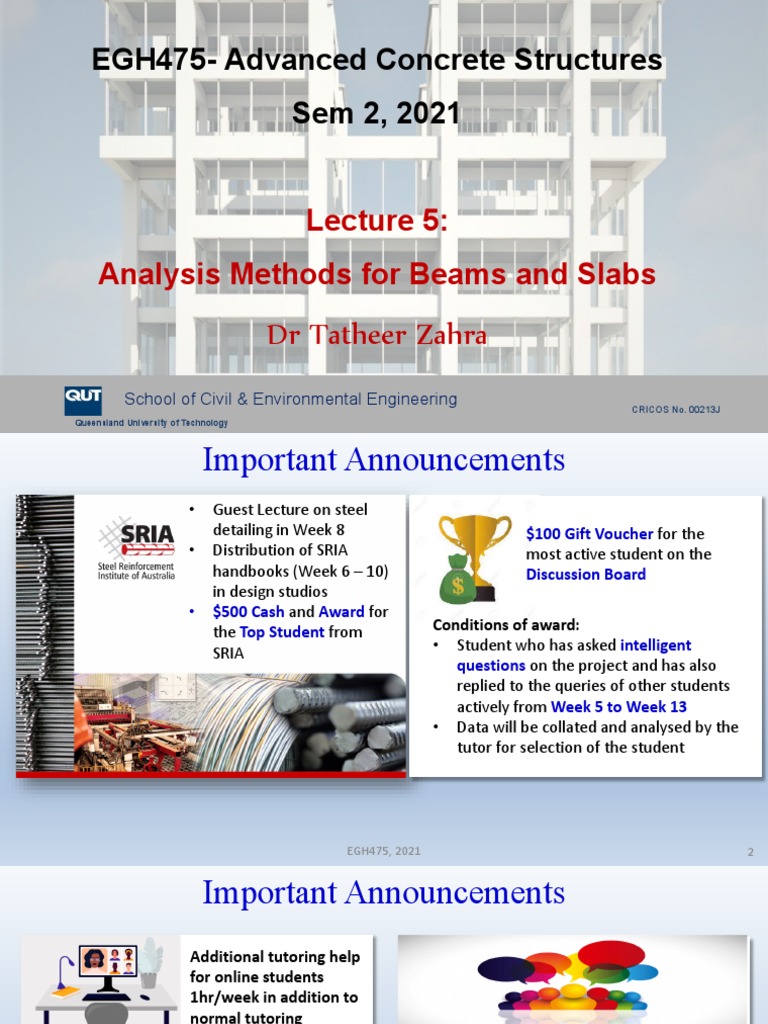 EGH475 - Lecture 5 | PDF | Beam (Structure) | Bending