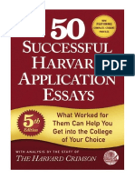 50 Successful Harvard Application Essays, 5th Edition: What Worked For Them Can Help You Get Into The College of Your Choice - STAFF OF THE HARVARD CRIM