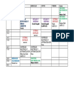 Horario Sexto Ciclo