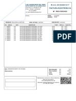 Factura Electrónica R.U.C. 20184861217: Colegio de Ingenieros Del Peru