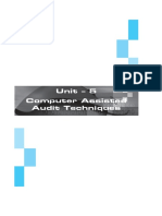 5. Computer Assisted Audit Technique (CAAT)
