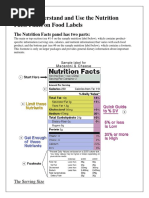 FDA Nutrition Facts Rounding Rules | PDF | Nutrition Facts Label ...