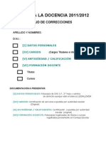 IID - Solicitud de Correcciones