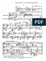 Webern - Six Bagatelles for String Quartet - Op-9