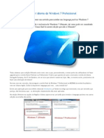 Windows 7 Professional (Alterando Idioma)