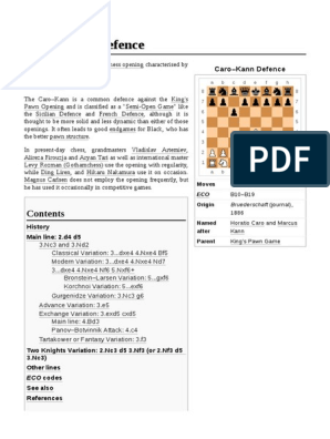 Caro-Kann Advance Variation: Botvinnik-Carls Defense (with 4.c3