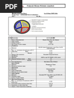 Manufacturing Data Sheet: Low Voltage XLPE Cable Design Code: LVIS09AXSFY23.5C120SA001S Date: Rev No.