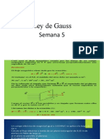 Campo eléctrico ley Gauss