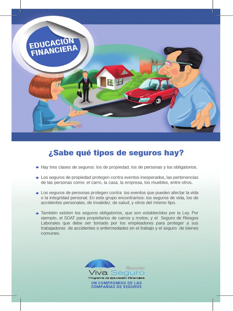 Tipos de Seguros: Clases y Coberturas | PDF | Póliza de seguros | Seguro