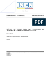 Norma Técnica Ecuatoriana Nte Inen 2635:2012