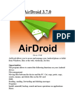 Airdroid 3.7.0: Opportunities