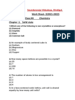 Class 12 Chemistry MCQ Worksheet-2