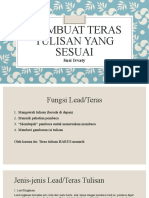 Membuat Teras Tulisan