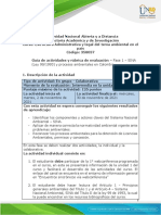 Guía de Actividades y Rúbrica de Evaluación - Unidad 1 - Fase 1 - SINA (Ley 991993) y Procesos Ambientales en Colombia
