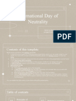 International Day of Neutrality by Slidesgo