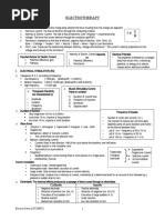 E-Stim Parameters Overview Chart | PDF
