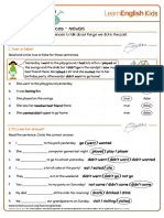 Grammar Practice Past Simple Sentences Worksheet Answers
