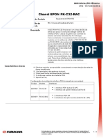 OLT EPON Furukawa Chassi Especificação