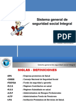 Sistema General de Seguridad Social Integral
