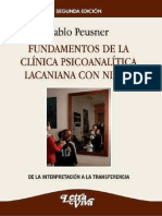 Pablo Peusner - Fundamentos de La Clínica Psicoanalítica Lacaniana Con Niños