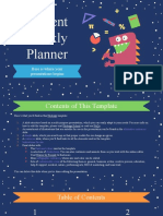 Student Weekly Planner - by Slidesgo
